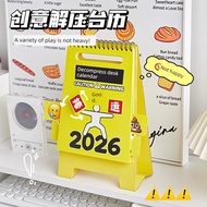 calendar 2026 2026 calendar 2026 Decompression Desk Calendar Warning Board New Creative Ornaments Fu