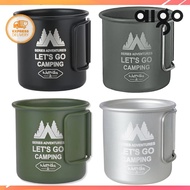 AIGONI™ 300ML Camping Water Cup Aluminium Alloy Hiking Mug for Backpacking Hiking Travel