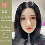 Sex Toys 168 cm sexy girl silicone head + TPE body full silicone sex doll adult toys silicone girlfriend solid