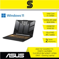 ASUS TUF GAMING F15 FX507V-V4LP028W - Gaming Laptop(15.6"/Intel I7-13700H/16GB (8X2)/512GB/RTX 4060/