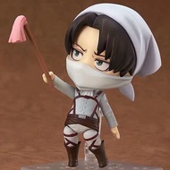 Anime Attack On Titan Figure Pvc Eren Jaeger Levi Ackerman Figma Action Figure Collectible Model Doll Toys For Children's Gift