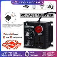 AC 220V 4000W SCR Voltage Regulator Dimmers Motor Speed Controller Thermostat Electronic Variable Vo