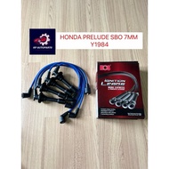 HOS - CAR PLUG WIRE SET / PLUG CABLE SILICONE - HONDA PRELUDE SBO 7MM Y1984