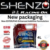 SHENZO HYBRID BOOST OIL 0w-20 Synthetic 100% (4L）