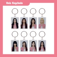 Unis We Unis Photo Insert Acrylic Transparent Keychain Kpop Merch Elisia Hyeonju Nana Gehlee