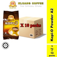 Kluang Black Coffee Cap Televisyen Kopi-O Powder Grade A2 (1kg x 10 packs) TV Cap Coffee Powder