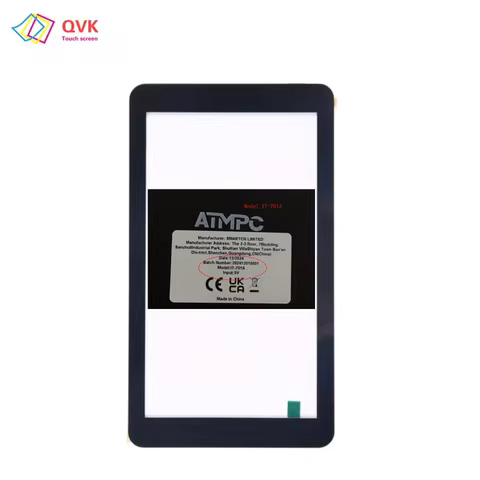 Black 7Inch For ATMPC IT-701A Tablet capacitive touch screen digitizer sensor exterior glass panel
