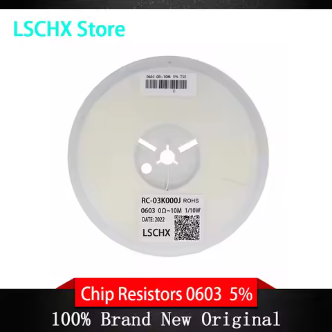 5000PCS 0603 Resistor SMD Accuracy 5% 0 ohm ~ 10M ohm 1K 2.2K 10K 100K 0 1 10 100 150 220 330 ohm 1R