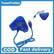 TweetTwitter USB Dual Player Converter Adapter Cable For PS2 USB Game Controller MY