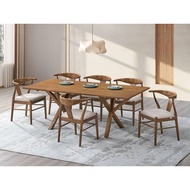 Bendora 8 Seater Dining Table Set / Solid Wood Dining Table Set