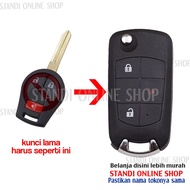 TOMBOL Nissan March 3 Button Flip Key Case