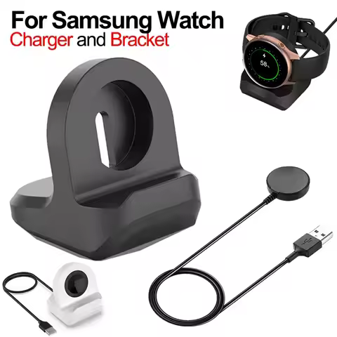 USB Fast Watch Charger For Samsung Galaxy Watch 4 3 Active 2 1 SM-R860 Charging Cable Holder Charge 