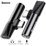 Baseus USB Type C to 3.5mm Jack Adapter For Xiaomi Mi 8 6 Huawei P20 Pro Type-C OTG Charging Cable Jack 3.5mm Earphone Extension