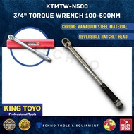 READY STOCK KingToyo KTMTW-N500 3/4" Torque Wrench 100-500Nm