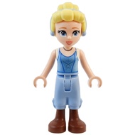 Original Lego Disney Princess - Cinderella (Bright Light Blue Top, Cropped Trousers / Skirt) 43246 M