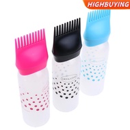 HIGHBUYING 120ml Empty Hair Dye Bottle With Applicator Brush Bottles Dyeing Shampoo Bottle