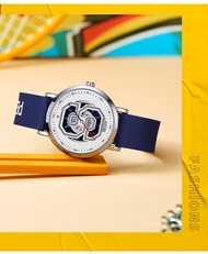 Snoopy Counter นาฬิกาของแท้สำหรับผู้ชายและผู้หญิงนักเรียนมัธยมและมัธยมนาฬิกากันน้ำแฟชั่น