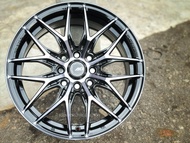 New Car Sport Rim AD WHEELS AD-F155 Flow Forming 5.1KG 15x6.5J 8x100/114.3 ET38 BE-PB - READY STOCK