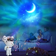 LED Star Projector Night Light Astronaut Starry Projector with USB Cable Astronaut Nebula Night Ligh