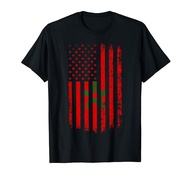 Moorish American Morocco Flag Moroccan Soccer Supporter T-Shirt