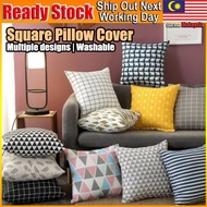Throw Pillow Case Sofa Cushion Cover Home Decor Square Kusyen Chair