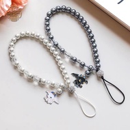 cute matching white black Dragon bead keychain for phone wrist strap couple / how to train your drag