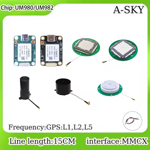 for UAV GNSS Full-Frequency Centimeter-level Low-power High-precision UM982 Module RTK GPS Module Di