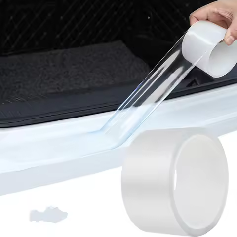 Car Door Sill Protector Nano Sticker Tape Bumper Strip For Tesla Model 3 Model X Model S VW Transpor