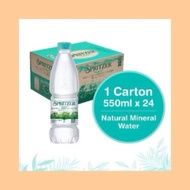 [Ready Stock] HICOOK Spritzer Natural Mineral Water Air Mineral Semulajadi (550ml x 24 Bottles)