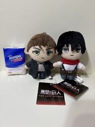$350@2 公仔吊飾 進擊的巨人 艾倫 三笠 米卡莎 attack on titan the last attack eren mikasa