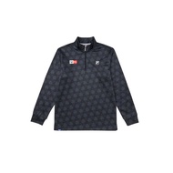 FILA GOLF 男長袖POLO衫-黑色 1POX-6801-BK