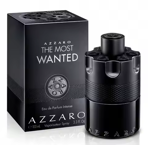 AZZARO The Most Wanted Eau de Parfum Intense – Woody & Spicy Cologne for Men with Fougère and Ambery