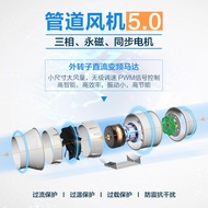 Slope Pipe Fan High Air Pressure Kitchen Moxibustion Hall Chess Room Exhaust Fan HF Series Ventilati