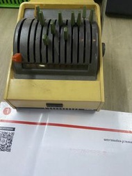 復古手動支票機 古董