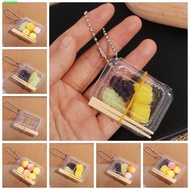 PYXIS Simulation Fast Food Box Keychain, Plastic Mini Mini Fast Food Box Keychain, Unique Food Key R