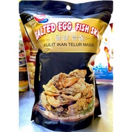 Salted Egg Fish Skin / Kulit Ikan Telur Masin 70g *HALAL* Whale Brand