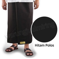 Sarung WADIMOR Aneka Motif - Padang Horizon/Horison Hitam Putih Kotak Polos Tiga Dara - Kain Sarung
