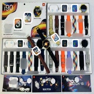 I90 SUIT EXTREME Smart Watch ULTRA3+WATCH10 Three-Head Bluetooth Headset Set