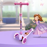 Mesuca Disney Cars Sofia สกู๊ตเตอร์เด็กสามล้อสำหรับเด็กอายุ 2-6 ปี สกูตเตอร์ Scooter