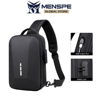MENSPE Oxford Men Chest Bag Fashion Pouch Bag Travel Shoulder Bag Casual Chest Bag Fashion Shoulder