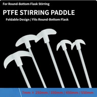 Lab PTFE Teflon Stirring Paddle Foldable Collapsible Design Fits Round Bottom Flask