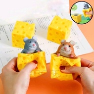 Pop It Squishy Silicone Rubber Toy/Cute Cheese Rat Toy Squeeze