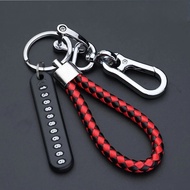 GANTUNGAN Car Motorcycle Home Keychain With Number Car Keychain Keychain Holder