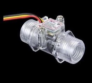 【傑森創工】透明流量計 YF-201C 水流量感測器 渦輪流量計 4分流量感測器  [A418]
