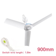 TAIDU พัดลมตาข่ายกันยุงขนาดเล็กสำหรับใช้ในบ้านพัดลมติดเพดานลมสามใบพัดลมไม่มีเสียงเงียบพัดลมขนาดเล็กส