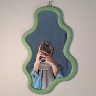 WAVE MIRROR | SAGE AESTHETIC MIRROR | PINTEREST SAGE MIRROR | AESTHETIC MIRROR