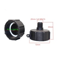 Garden Water Connectors S60 IBC Ton Barrel Connector IBC Plastic IBC Tank Adapter Fitting Fine Threa