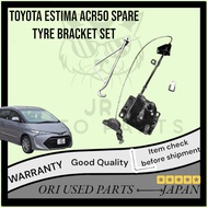 Toyota Estima ACR50 Spare Tyre Bracket Set
