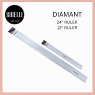 Diamant Clear Ruler 12inches / 24 inches