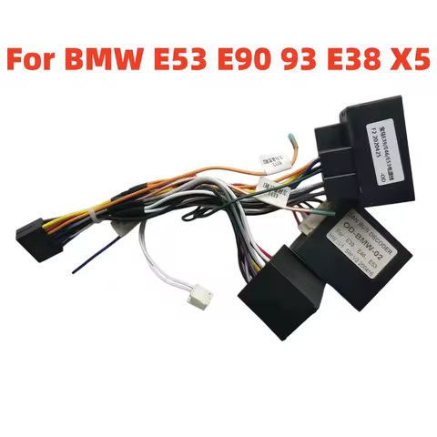 Canbus For BMW E39 E46 E53 E90 91 92 93 E38 X5 Android Radio Power Cable Car Radio GPS MP5 Player Pa